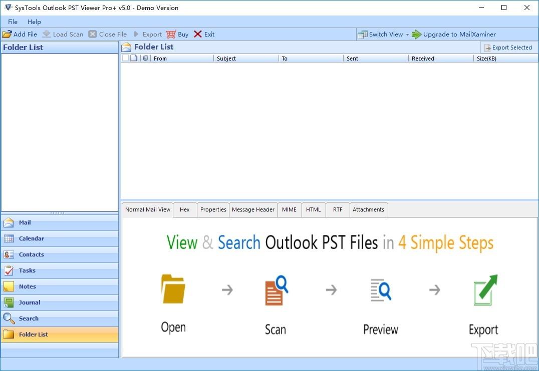 SysTools Outlook PST Viewer Pro下载,PST邮件查看,邮件处理