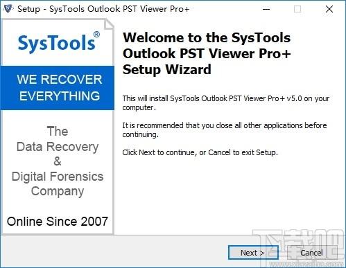 SysTools Outlook PST Viewer Pro下载,PST邮件查看,邮件处理